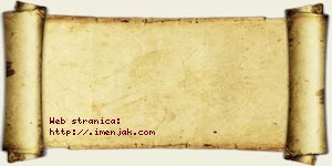 Olja Jakupi vizit kartica